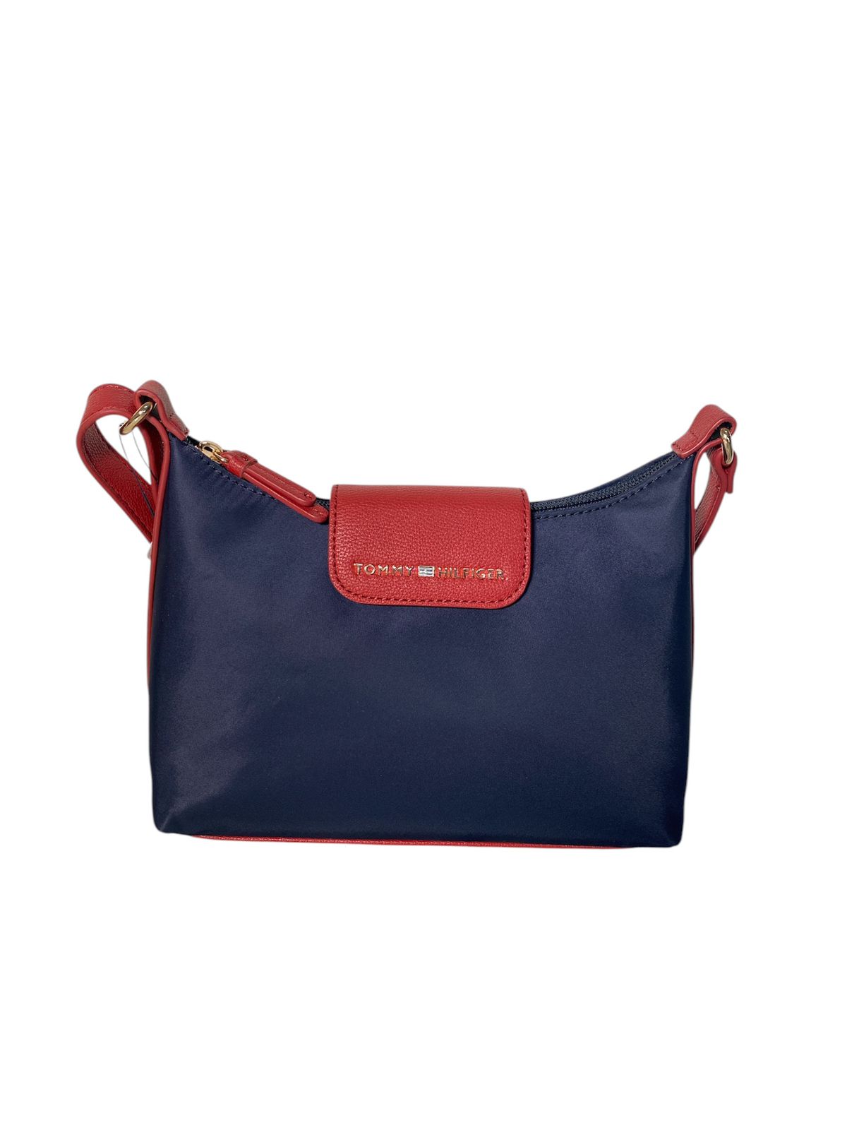 Bolsa Tommy Hilfiger Azul y Roja – Estilo Casual con Toque Sofisticado