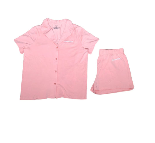 Pijama Calvin Klein Rosa Original – Suave, Cómoda y Femenina | Tallas Chica